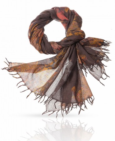 Палантин Унисекс W-ORNAMENT/BRN